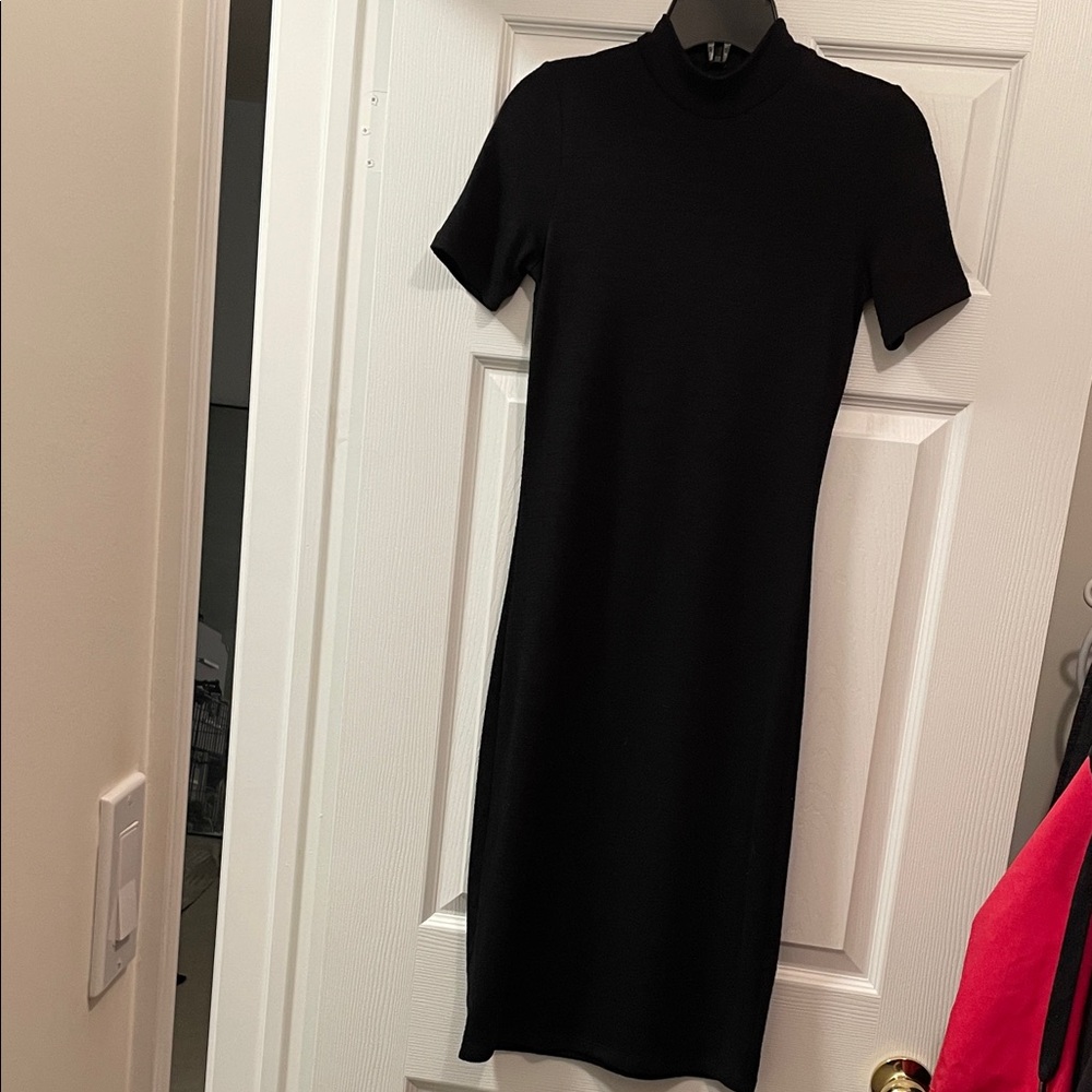 Aritzia Wilfred Black mock neck Dress